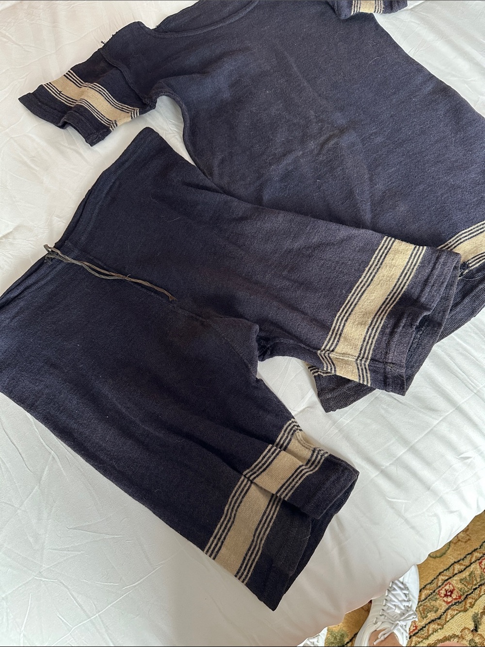 Vintage 1910-1920 woolen men’s swimsuit - Picture 2 of 4